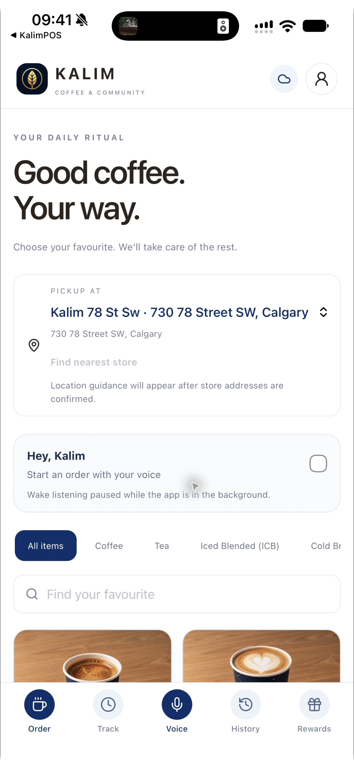 Kalims on iPhone